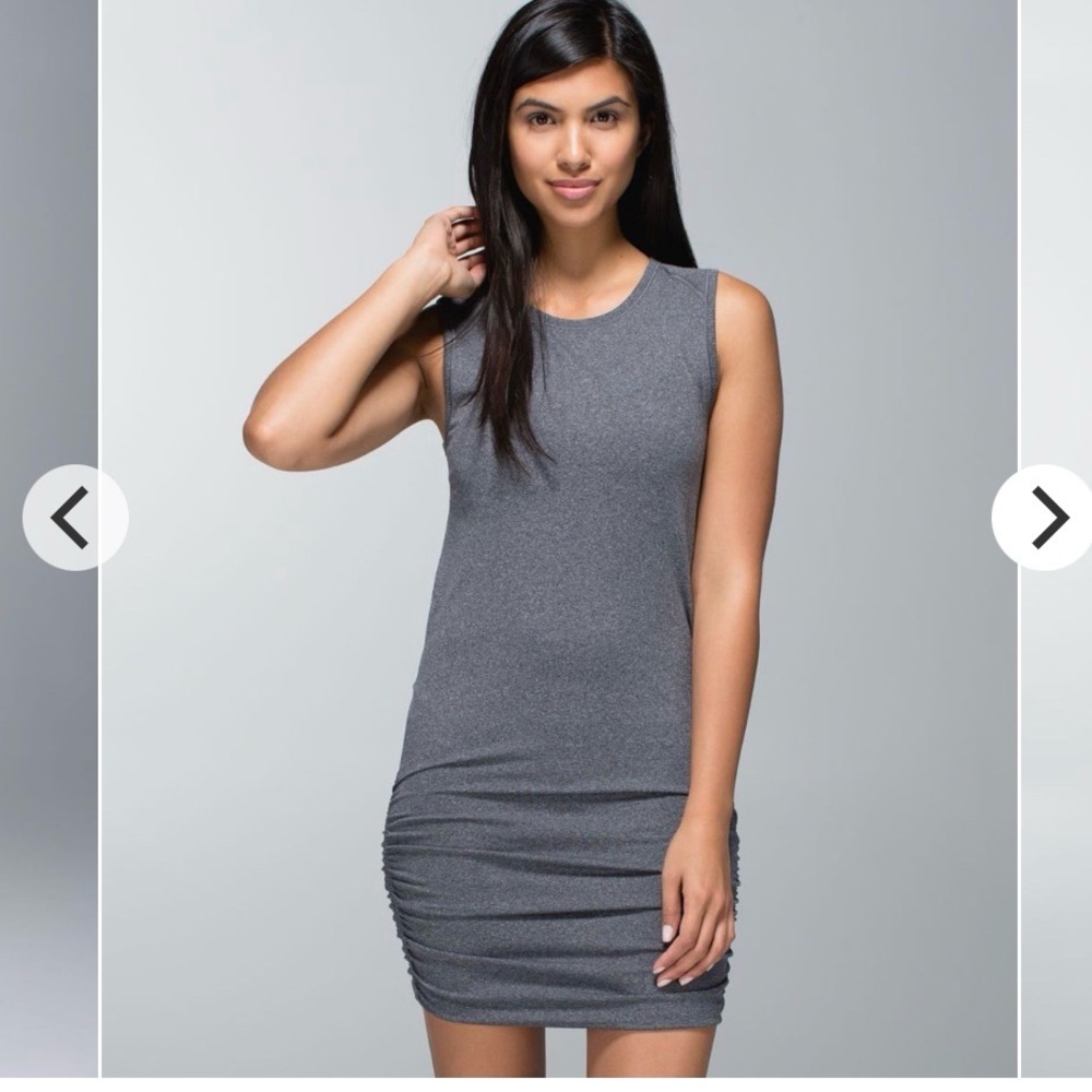 Lululemon In The Flow Ruched Dress